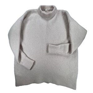 Maison Mere Blush Pink Wool Cashmere Blend Womens‎ Soft Knit Sweater Size Medium